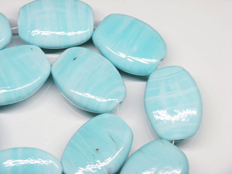 TOKO-BEADS AG040-20N Glass bead (strand) 22~23mm AG040-20N オーバルビーズ（連） 22~23mm Asian bead & African bead  Handmade,Lampeork,bead,asia,india,ethnic,parts,accessory,beads とんぼ玉,ビーズ,トンボ玉,アジア,インド,エスニック,手作り,パーツ,アクセサリー