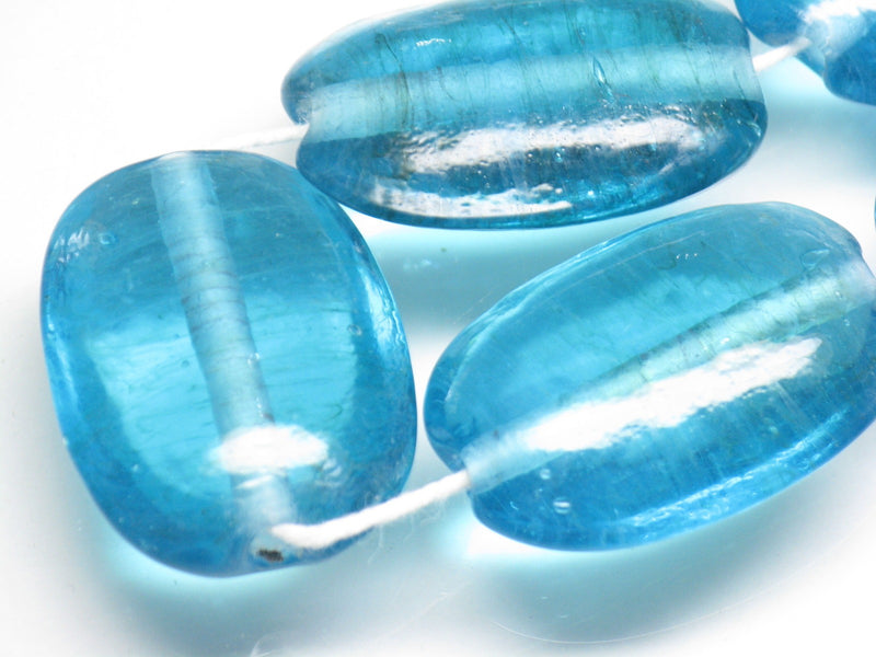 TOKO-BEADS AG040-56N Glass bead (strand) 23.5mm AG040-56N オーバルビーズ（連） 23.5mm Asian bead & African bead  Handmade,Lampeork,bead,asia,india,ethnic,parts,accessory,beads とんぼ玉,ビーズ,トンボ玉,アジア,インド,エスニック,手作り,パーツ,アクセサリー
