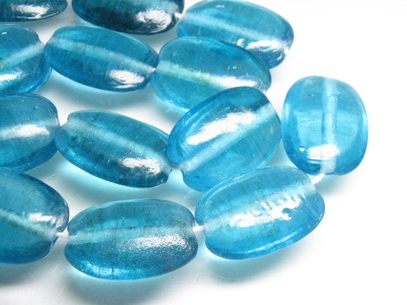 TOKO-BEADS AG040-56N Glass bead (strand) 23.5mm AG040-56N オーバルビーズ（連） 23.5mm Asian bead & African bead  Handmade,Lampeork,bead,asia,india,ethnic,parts,accessory,beads とんぼ玉,ビーズ,トンボ玉,アジア,インド,エスニック,手作り,パーツ,アクセサリー