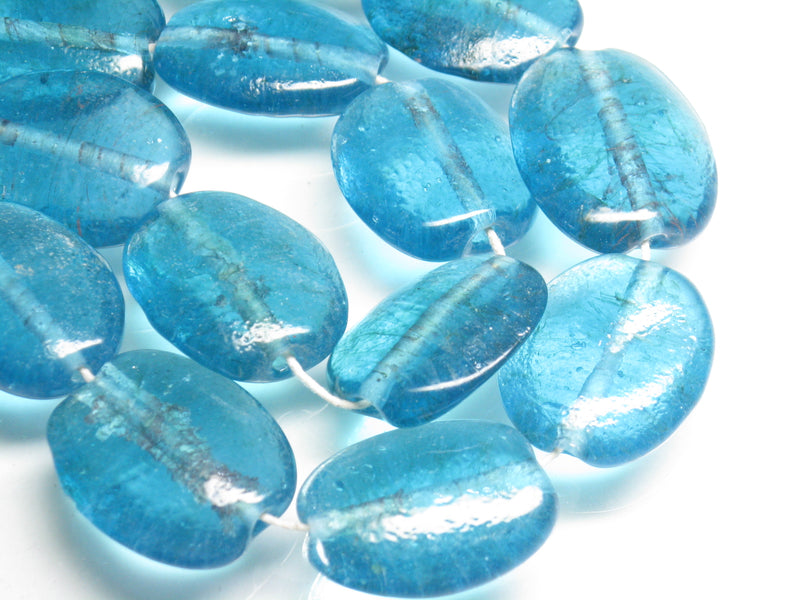TOKO-BEADS AG040-58N Glass bead (strand) 21~23mm AG040-58N オーバルビーズ（連） 21~23mm Asian bead & African bead  Handmade,Lampeork,bead,asia,india,ethnic,parts,accessory,beads とんぼ玉,ビーズ,トンボ玉,アジア,インド,エスニック,手作り,パーツ,アクセサリー