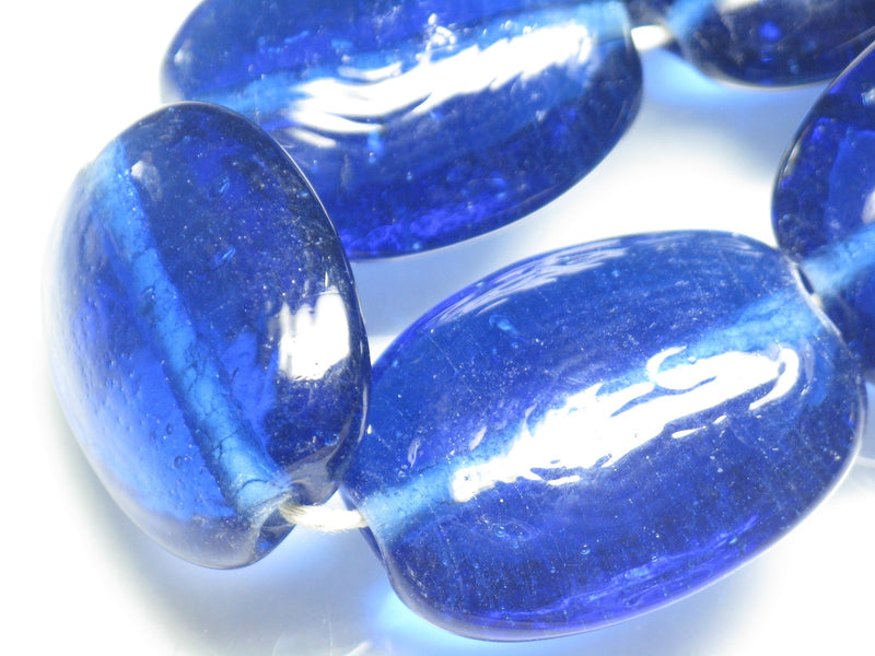 TOKO-BEADS AG040-59N Glass bead (strand) 21~25.5mm AG040-59N オーバルビーズ（連） 21~25.5mm Asian bead & African bead  Handmade,Lampeork,bead,asia,india,ethnic,parts,accessory,beads とんぼ玉,ビーズ,トンボ玉,アジア,インド,エスニック,手作り,パーツ,アクセサリー