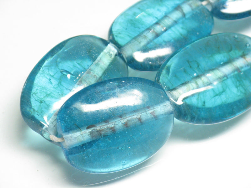 TOKO-BEADS AG040-64N Glass bead (strand) 24.5~25.5mm AG040-64N オーバルビーズ（連） 24.5~25.5mm Asian bead & African bead  Handmade,Lampeork,bead,asia,india,ethnic,parts,accessory,beads とんぼ玉,ビーズ,トンボ玉,アジア,インド,エスニック,手作り,パーツ,アクセサリー