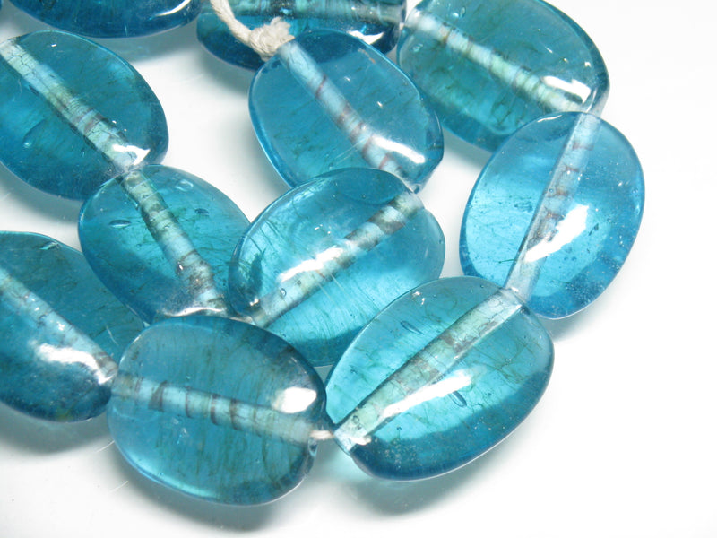 TOKO-BEADS AG040-64N Glass bead (strand) 24.5~25.5mm AG040-64N オーバルビーズ（連） 24.5~25.5mm Asian bead & African bead  Handmade,Lampeork,bead,asia,india,ethnic,parts,accessory,beads とんぼ玉,ビーズ,トンボ玉,アジア,インド,エスニック,手作り,パーツ,アクセサリー
