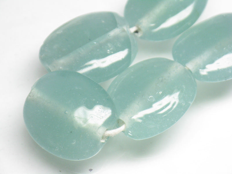 TOKO-BEADS AG040-87N Glass bead (strand) 15.5~18mm AG040-87N オーバルビーズ（連） 15.5~18mm Asian bead & African bead  Handmade,Lampeork,bead,asia,india,ethnic,parts,accessory,beads とんぼ玉,ビーズ,トンボ玉,アジア,インド,エスニック,手作り,パーツ,アクセサリー