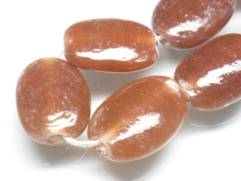 TOKO-BEADS AG040-92N Glass bead (strand) 15.5~17mm AG040-92N オーバルビーズ（連） 15.5~17mm Asian bead & African bead  Handmade,Lampeork,bead,asia,india,ethnic,parts,accessory,beads とんぼ玉,ビーズ,トンボ玉,アジア,インド,エスニック,手作り,パーツ,アクセサリー