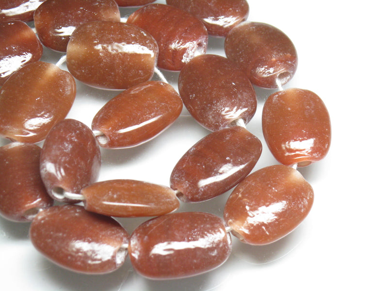 TOKO-BEADS AG040-92N Glass bead (strand) 15.5~17mm AG040-92N オーバルビーズ（連） 15.5~17mm Asian bead & African bead  Handmade,Lampeork,bead,asia,india,ethnic,parts,accessory,beads とんぼ玉,ビーズ,トンボ玉,アジア,インド,エスニック,手作り,パーツ,アクセサリー