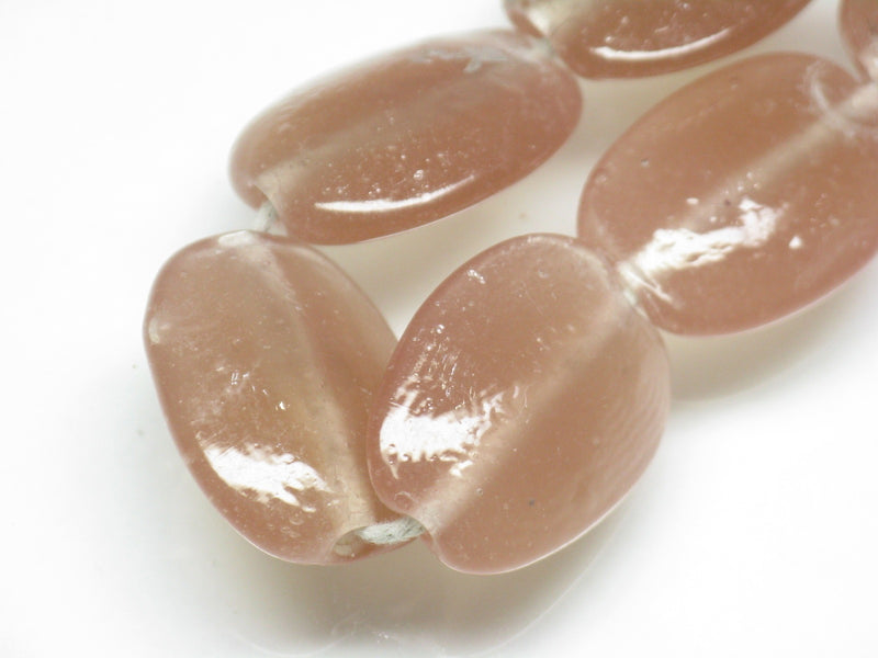 TOKO-BEADS AG040-94N Glass bead (strand) 16.5~18mm AG040-94N オーバルビーズ（連） 16.5~18mm Asian bead & African bead  Handmade,Lampeork,bead,asia,india,ethnic,parts,accessory,beads とんぼ玉,ビーズ,トンボ玉,アジア,インド,エスニック,手作り,パーツ,アクセサリー