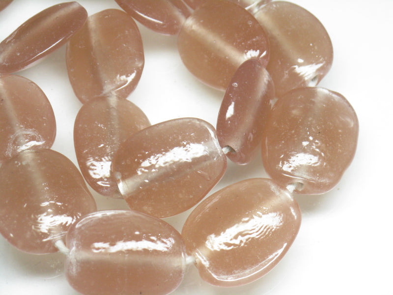 TOKO-BEADS AG040-94N Glass bead (strand) 16.5~18mm AG040-94N オーバルビーズ（連） 16.5~18mm Asian bead & African bead  Handmade,Lampeork,bead,asia,india,ethnic,parts,accessory,beads とんぼ玉,ビーズ,トンボ玉,アジア,インド,エスニック,手作り,パーツ,アクセサリー