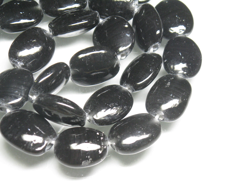 TOKO-BEADS AG040-99N Glass bead (strand) 16~17.5mm AG040-99N オーバルビーズ（連） 16~17.5mm Asian bead & African bead  Handmade,Lampeork,bead,asia,india,ethnic,parts,accessory,beads とんぼ玉,ビーズ,トンボ玉,アジア,インド,エスニック,手作り,パーツ,アクセサリー