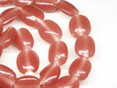 TOKO-BEADS AG041N-07 Glass bead (strand) 15~17mm AG041N-07 オーバルビーズ（連） 15~17mm Asian bead & African bead  Handmade,Lampeork,bead,asia,india,ethnic,parts,accessory,beads とんぼ玉,ビーズ,トンボ玉,アジア,インド,エスニック,手作り,パーツ,アクセサリー