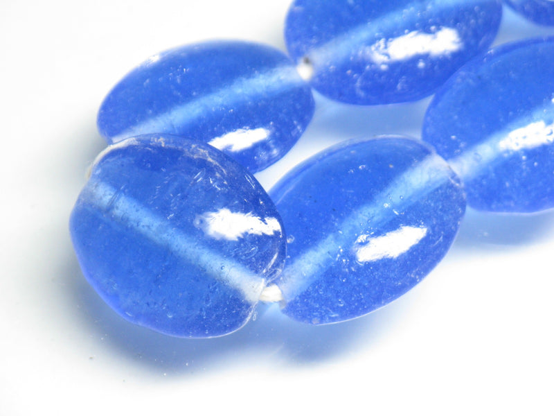 TOKO-BEADS AG041-90N Glass bead (strand) 16.5~18mm AG041-90N オーバルビーズ（連） 16.5~18mm Asian bead & African bead  Handmade,Lampeork,bead,asia,india,ethnic,parts,accessory,beads とんぼ玉,ビーズ,トンボ玉,アジア,インド,エスニック,手作り,パーツ,アクセサリー
