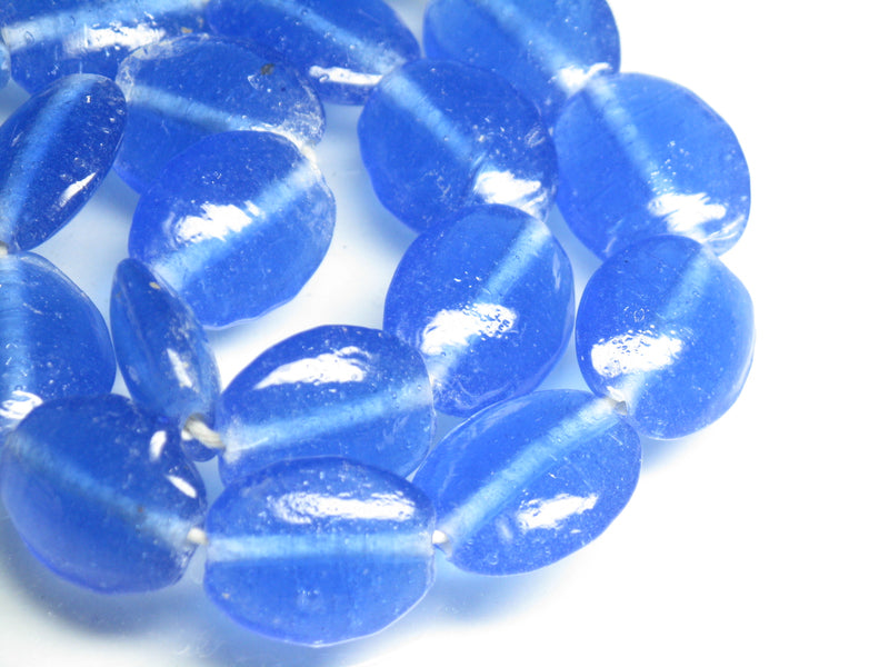 TOKO-BEADS AG041-90N Glass bead (strand) 16.5~18mm AG041-90N オーバルビーズ（連） 16.5~18mm Asian bead & African bead  Handmade,Lampeork,bead,asia,india,ethnic,parts,accessory,beads とんぼ玉,ビーズ,トンボ玉,アジア,インド,エスニック,手作り,パーツ,アクセサリー