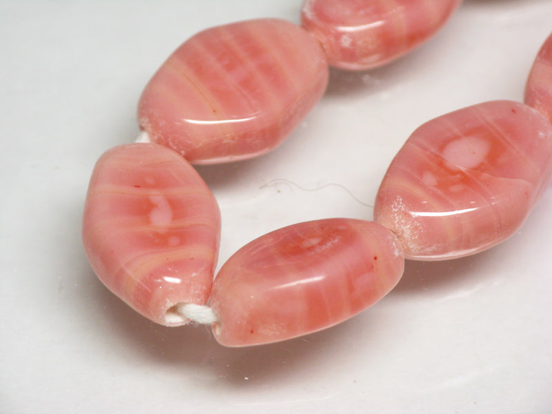 TOKO-BEADS AG042-79N Glass bead (strand) 9.5~10mm AG042-79N 単色ひし形フラットビーズ （連） 9.5~10mm Asian bead & African bead  Handmade,Lampeork,bead,asia,india,ethnic,parts,accessory,beads とんぼ玉,ビーズ,トンボ玉,アジア,インド,エスニック,手作り,パーツ,アクセサリー