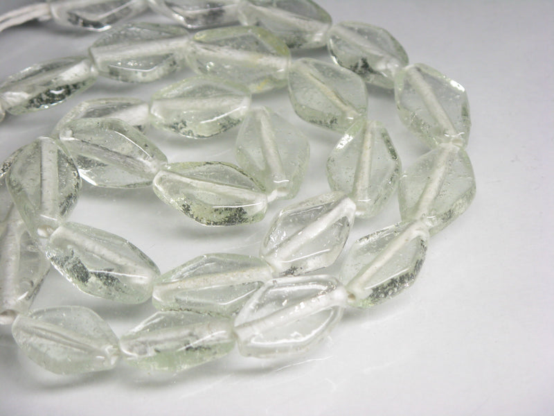 TOKO-BEADS AG042N-14 Glass bead (strand) 12~13mm AG042N-14 単色ひし形フラットビーズ L（連） 12~13mm Asian bead & African bead  Handmade,Lampeork,bead,asia,india,ethnic,parts,accessory,beads とんぼ玉,ビーズ,トンボ玉,アジア,インド,エスニック,手作り,パーツ,アクセサリー
