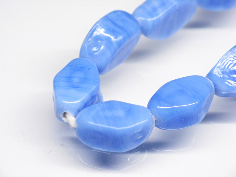 TOKO-BEADS AG042N-83 Glass bead (strand) 8mm AG042N-83 単色ひし形フラットビーズ（連） 8mm Asian bead & African bead  Handmade,Lampeork,bead,asia,india,ethnic,parts,accessory,beads とんぼ玉,ビーズ,トンボ玉,アジア,インド,エスニック,手作り,パーツ,アクセサリー