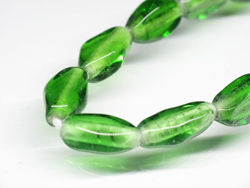 TOKO-BEADS AG042-85N Glass bead (strand) 8mm AG042-85N 単色ひし形フラットビーズ（連） 8mm Asian bead & African bead  Handmade,Lampeork,bead,asia,india,ethnic,parts,accessory,beads とんぼ玉,ビーズ,トンボ玉,アジア,インド,エスニック,手作り,パーツ,アクセサリー