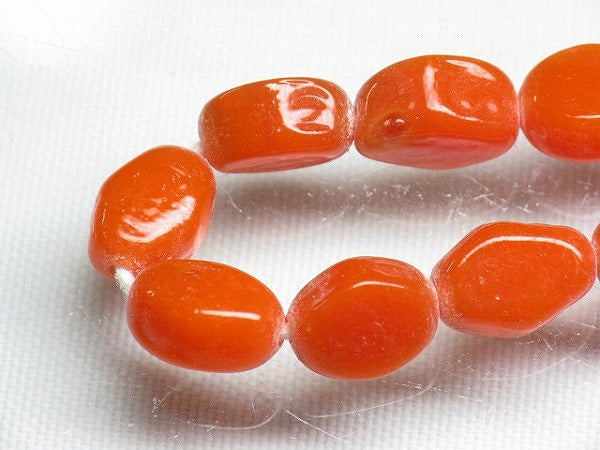 TOKO-BEADS AG042N-90 Glass bead (strand) 8mm AG042N-90 単色ひし形フラットビーズ（連） 8mm Asian bead & African bead  Handmade,Lampeork,bead,asia,india,ethnic,parts,accessory,beads とんぼ玉,ビーズ,トンボ玉,アジア,インド,エスニック,手作り,パーツ,アクセサリー