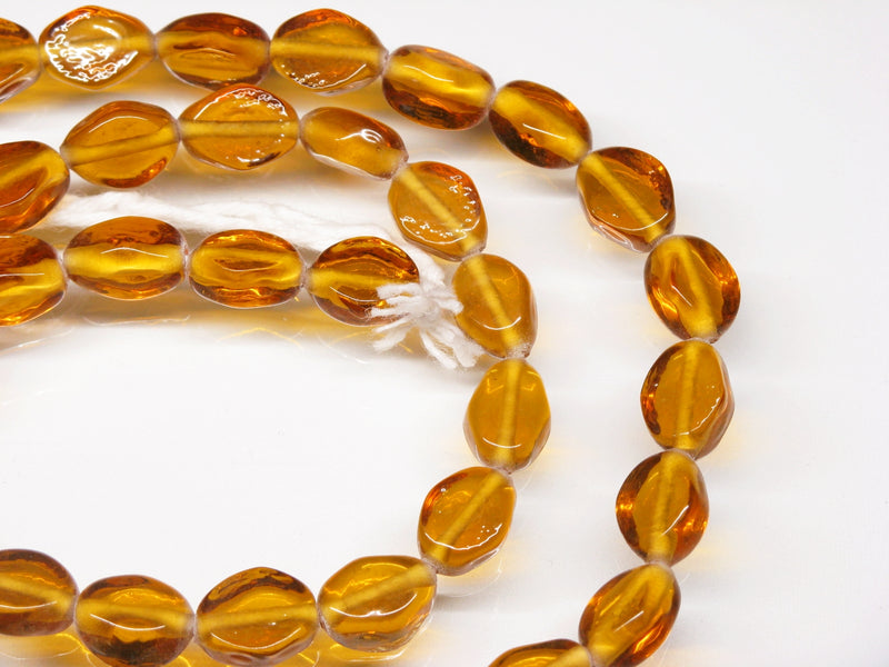 TOKO-BEADS AG042N-93 Glass bead (strand) 8mm AG042N-93 単色ひし形フラットビーズ（連） 8mm Asian bead & African bead  Handmade,Lampeork,bead,asia,india,ethnic,parts,accessory,beads とんぼ玉,ビーズ,トンボ玉,アジア,インド,エスニック,手作り,パーツ,アクセサリー
