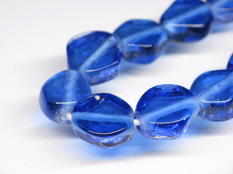 TOKO-BEADS AG042N-98 Glass bead  (strand) 8~10mm AG042N-98 単色ひし形フラットビーズ（連） 8~10mm Asian bead & African bead  Handmade,Lampeork,bead,asia,india,ethnic,parts,accessory,beads とんぼ玉,ビーズ,トンボ玉,アジア,インド,エスニック,手作り,パーツ,アクセサリー