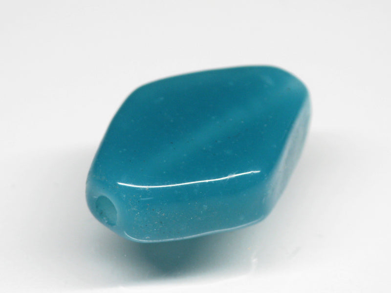 TOKO-BEADS AG042S-07 Glass bead 12.5~14mm AG042S-07 単色ひし形フラットビーズ L 12.5~14mm Asian bead & African bead  Handmade,Lampeork,bead,asia,india,ethnic,parts,accessory,beads とんぼ玉,ビーズ,トンボ玉,アジア,インド,エスニック,手作り,パーツ,アクセサリー