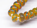 TOKO-BEADS | TOKO-BEADS |AG044-02N リング型とんぼ玉（連） 8~8.5mm | TOKO-BEADS |AG044-02N Glass bead (strand) 8~8.5mm Asian bead & African bead  Handmade,Lampeork,bead,asia,india,ethnic,parts,accessory,beads とんぼ玉,ビーズ,トンボ玉,アジア,インド,エスニック,手作り,パーツ,アクセサリー