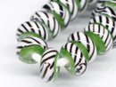 TOKO-BEADS | TOKO-BEADS |AG044-07N リング型とんぼ玉（連） 8~9mm | TOKO-BEADS |AG044-07N Glass bead (strand) 8~9mm Asian bead & African bead  Handmade,Lampeork,bead,asia,india,ethnic,parts,accessory,beads とんぼ玉,ビーズ,トンボ玉,アジア,インド,エスニック,手作り,パーツ,アクセサリー