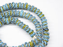 TOKO-BEADS | TOKO-BEADS |AG044-16N リング型とんぼ玉（連） 8~9mm | TOKO-BEADS |AG044-16N Glass bead (strand) 8~9mm Asian bead & African bead  Handmade,Lampeork,bead,asia,india,ethnic,parts,accessory,beads とんぼ玉,ビーズ,トンボ玉,アジア,インド,エスニック,手作り,パーツ,アクセサリー