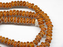 TOKO-BEADS | TOKO-BEADS |AG044-19N リング型とんぼ玉（連） 8.5mm | TOKO-BEADS |AG044-19N Glass bead (strand) 8.5mm Asian bead & African bead  Handmade,Lampeork,bead,asia,india,ethnic,parts,accessory,beads とんぼ玉,ビーズ,トンボ玉,アジア,インド,エスニック,手作り,パーツ,アクセサリー