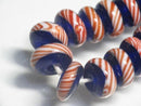 TOKO-BEADS | TOKO-BEADS |AG044-34N リング型とんぼ玉（連） 10~11mm | TOKO-BEADS |AG044-34N Glass bead (strand) 10~11mm Asian bead & African bead  Handmade,Lampeork,bead,asia,india,ethnic,parts,accessory,beads とんぼ玉,ビーズ,トンボ玉,アジア,インド,エスニック,手作り,パーツ,アクセサリー