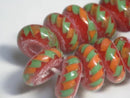 TOKO-BEADS | TOKO-BEADS |AG044-39N リング型とんぼ玉（連） 15~16mm | TOKO-BEADS |AG044-39N Glass bead (strand) 15~16mm Asian bead & African bead  Handmade,Lampeork,bead,asia,india,ethnic,parts,accessory,beads とんぼ玉,ビーズ,トンボ玉,アジア,インド,エスニック,手作り,パーツ,アクセサリー