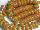 TOKO-BEADS | TOKO-BEADS |AG044-40N リング型とんぼ玉（連） 15~16mm | TOKO-BEADS |AG044-40N Glass bead (strand) 15~16mm Asian bead & African bead  Handmade,Lampeork,bead,asia,india,ethnic,parts,accessory,beads とんぼ玉,ビーズ,トンボ玉,アジア,インド,エスニック,手作り,パーツ,アクセサリー