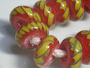 TOKO-BEADS | TOKO-BEADS |AG044-41N リング型とんぼ玉（連） 15~16mm | TOKO-BEADS |AG044-41N Glass bead (strand) 15~16mm Asian bead & African bead  Handmade,Lampeork,bead,asia,india,ethnic,parts,accessory,beads とんぼ玉,ビーズ,トンボ玉,アジア,インド,エスニック,手作り,パーツ,アクセサリー