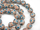 TOKO-BEADS AG045N-03 Glass bead (strand) 9.5~10.5mm AG045N-03 とんぼ玉（連） 9.5~10.5mm Asian bead & African bead  Handmade,Lampeork,bead,asia,india,ethnic,parts,accessory,beads とんぼ玉,ビーズ,トンボ玉,アジア,インド,エスニック,手作り,パーツ,アクセサリー