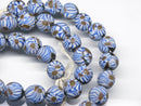 TOKO-BEADS AG045N-05 Glass bead (strand) 9.5~10.5mm AG045N-05 とんぼ玉（連） 9.5~10.5mm Asian bead & African bead  Handmade,Lampeork,bead,asia,india,ethnic,parts,accessory,beads とんぼ玉,ビーズ,トンボ玉,アジア,インド,エスニック,手作り,パーツ,アクセサリー
