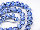 TOKO-BEADS AG045N-06 Glass bead (strand) 9.5~10.5mm AG045N-06 とんぼ玉（連） 9.5~10.5mm Asian bead & African bead  Handmade,Lampeork,bead,asia,india,ethnic,parts,accessory,beads とんぼ玉,ビーズ,トンボ玉,アジア,インド,エスニック,手作り,パーツ,アクセサリー