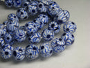 TOKO-BEADS AG045-09N Glass bead (strand) 11~12mm AG045-09N とんぼ玉（連） 11~12mm Asian bead & African bead  Handmade,Lampeork,bead,asia,india,ethnic,parts,accessory,beads とんぼ玉,ビーズ,トンボ玉,アジア,インド,エスニック,手作り,パーツ,アクセサリー