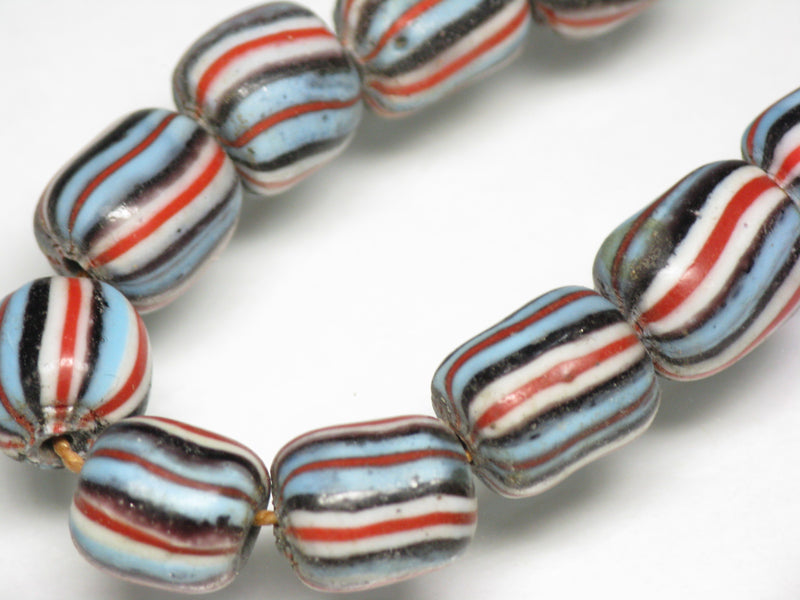 TOKO-BEADS AG047-80N Old Candy Glass bead (strand) 8~9.5mm AG047-80N オールドキャンディビーズ（連） 8~9.5mm Asian bead & African bead  Handmade,Lampeork,bead,asia,india,ethnic,parts,accessory,beads とんぼ玉,ビーズ,トンボ玉,アジア,インド,エスニック,手作り,パーツ,アクセサリー