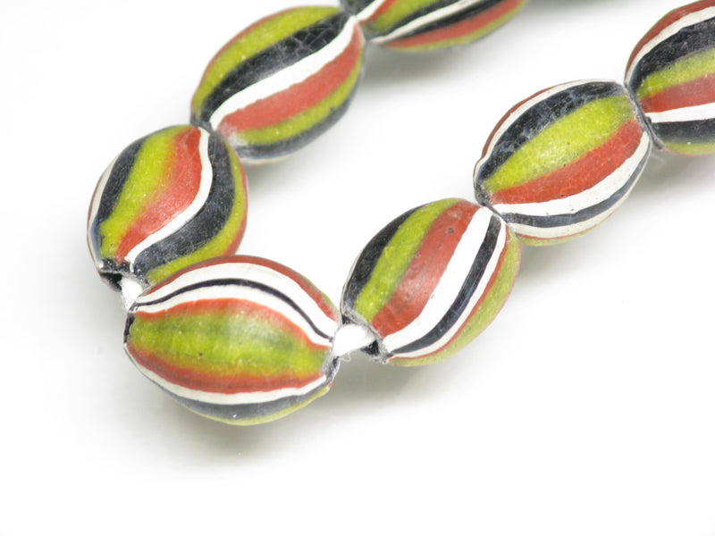 TOKO-BEADS AG047-83N Old Candy Glass bead (strand) 8~9mm AG047-83N オールドキャンディビーズ（連） 8~9mm Asian bead & African bead  Handmade,Lampeork,bead,asia,india,ethnic,parts,accessory,beads とんぼ玉,ビーズ,トンボ玉,アジア,インド,エスニック,手作り,パーツ,アクセサリー