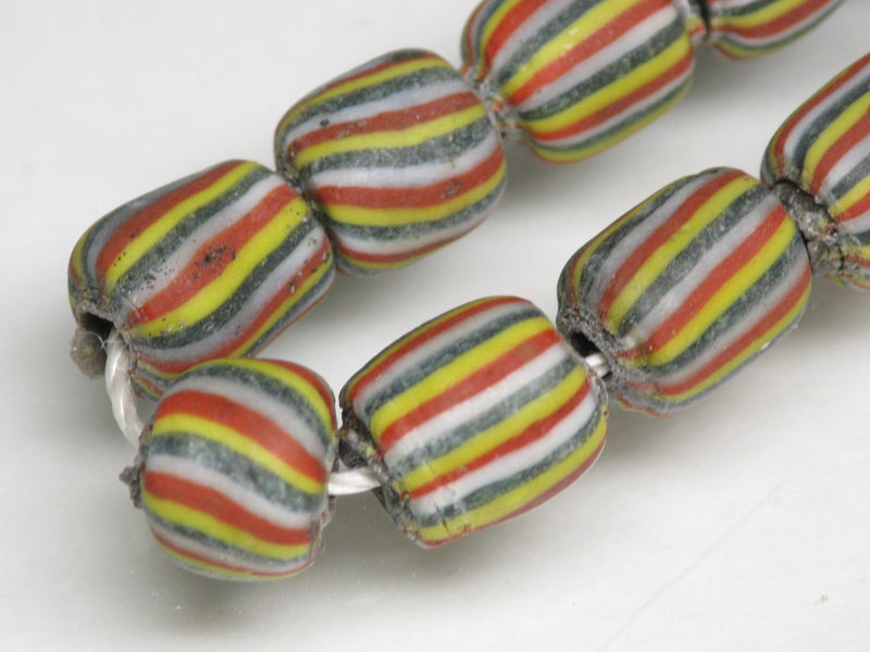 TOKO-BEADS AG047-86N Old Candy Glass bead (strand) 7~8mm AG047-86N オールドキャンディビーズ（連） 7~8mm Asian bead & African bead  Handmade,Lampeork,bead,asia,india,ethnic,parts,accessory,beads とんぼ玉,ビーズ,トンボ玉,アジア,インド,エスニック,手作り,パーツ,アクセサリー