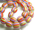 TOKO-BEADS AG047-71N Old Candy Glass bead (strand) 12~13mm AG047-71N オールドキャンディビーズ（連） 12~13mm Asian bead & African bead  Handmade,Lampeork,bead,asia,india,ethnic,parts,accessory,beads とんぼ玉,ビーズ,トンボ玉,アジア,インド,エスニック,手作り,パーツ,アクセサリー