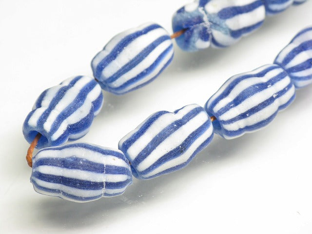 TOKO-BEADS AG047-74N Old Candy Glass bead (strand only) 6~8.5mm AG047-74N オールドキャンディビーズ（連のみ） 6~8.5mm Asian bead & African bead  Handmade,Lampeork,bead,asia,india,ethnic,parts,accessory,beads とんぼ玉,ビーズ,トンボ玉,アジア,インド,エスニック,手作り,パーツ,アクセサリー