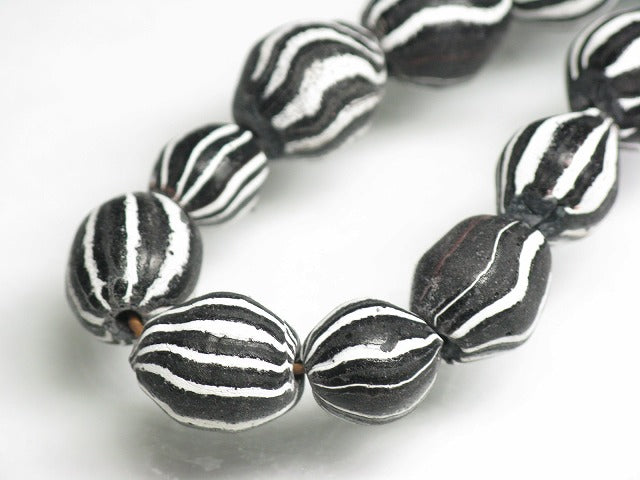 TOKO-BEADS AG047-75N Old Candy Glass bead (strand only) 8~10mm AG047-75N オールドキャンディビーズ（連のみ） 8~10mm Asian bead & African bead  Handmade,Lampeork,bead,asia,india,ethnic,parts,accessory,beads とんぼ玉,ビーズ,トンボ玉,アジア,インド,エスニック,手作り,パーツ,アクセサリー