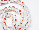 TOKO-BEADS AG050N-01 Glass bead (strand) 8.5~9.5mm AG050N-01 とんぼ玉（連） 8.5~9.5mm Asian bead & African bead  Handmade,Lampeork,bead,asia,india,ethnic,parts,accessory,beads とんぼ玉,ビーズ,トンボ玉,アジア,インド,エスニック,手作り,パーツ,アクセサリー