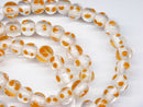 TOKO-BEADS AG050N-02 Glass bead (strand) 8.5~9.5mm AG050N-02 とんぼ玉（連） 8.5~9.5mm Asian bead & African bead  Handmade,Lampeork,bead,asia,india,ethnic,parts,accessory,beads とんぼ玉,ビーズ,トンボ玉,アジア,インド,エスニック,手作り,パーツ,アクセサリー