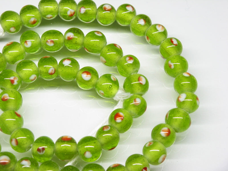 TOKO-BEADS AG050N-16 Glass bead (strand) 8.5~9.5mm AG050N-16 とんぼ玉（連） 8.5~9.5mm Asian bead & African bead  Handmade,Lampeork,bead,asia,india,ethnic,parts,accessory,beads とんぼ玉,ビーズ,トンボ玉,アジア,インド,エスニック,手作り,パーツ,アクセサリー