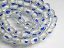 TOKO-BEADS AG050-25N Glass bead (strand) 7.5~8.5mm AG050-25N とんぼ玉（連） 7.5~8.5mm Asian bead & African bead  Handmade,Lampeork,bead,asia,india,ethnic,parts,accessory,beads とんぼ玉,ビーズ,トンボ玉,アジア,インド,エスニック,手作り,パーツ,アクセサリー