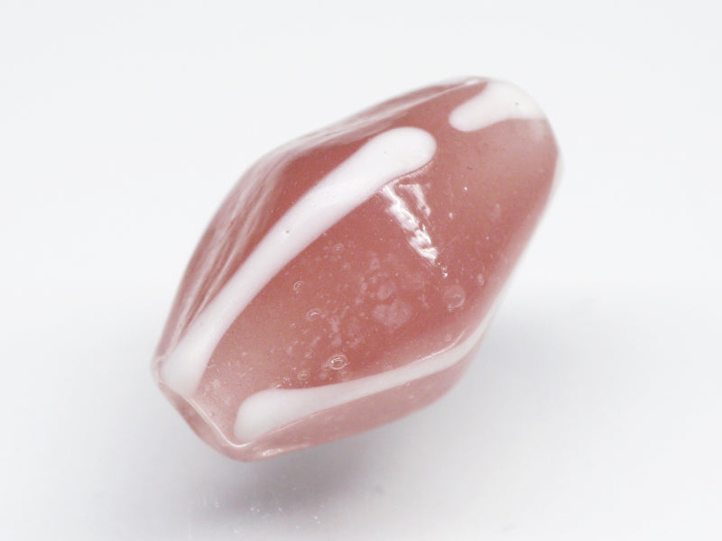 TOKO-BEADS AG052S-03 Glass bead 12~13mm AG052S-03 柄付ひし形とんぼ玉 12~13mm Asian bead & African bead  Handmade,Lampeork,bead,asia,india,ethnic,parts,accessory,beads とんぼ玉,ビーズ,トンボ玉,アジア,インド,エスニック,手作り,パーツ,アクセサリー