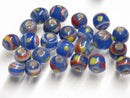 TOKO-BEADS | TOKO-BEADS |AG056-27S とんぼ玉 8~9mm | TOKO-BEADS |AG056-27S Glass bead 8~9mm Asian bead & African bead  Handmade,Lampeork,bead,asia,india,ethnic,parts,accessory,beads とんぼ玉,ビーズ,トンボ玉,アジア,インド,エスニック,手作り,パーツ,アクセサリー