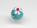 TOKO-BEADS AG058-08S Glass bead 10mm AG058-08S フラワービーズ 10mm Asian bead & African bead  Handmade,Lampeork,bead,asia,india,ethnic,parts,accessory,beads とんぼ玉,ビーズ,トンボ玉,アジア,インド,エスニック,手作り,パーツ,アクセサリー