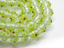 TOKO-BEADS AG058-37N Glass bead(Strand) 10~11mm AG058-37N フラワービーズ(連) 10~11mm Asian bead & African bead  Handmade,Lampeork,bead,asia,india,ethnic,parts,accessory,beads とんぼ玉,ビーズ,トンボ玉,アジア,インド,エスニック,手作り,パーツ,アクセサリー